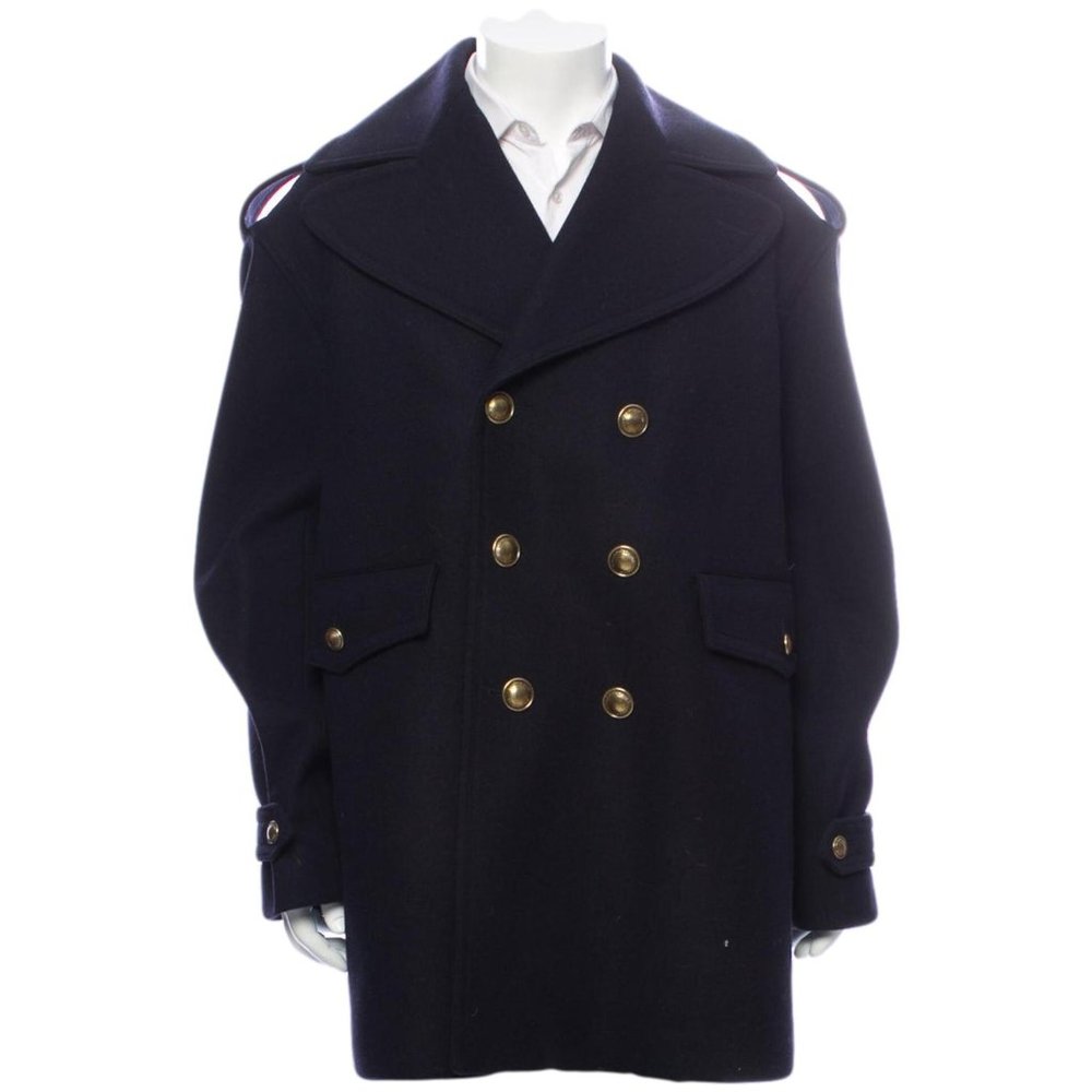 Burberry Prorsum Men's Fall 2010 Navy Peacoat